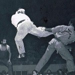 Concho Valley Pro Am, San Angelo, TX, Kicker Ray Mc Cullum, Larry Lockhart, Joe Alvarado Ref, 12 May 1977