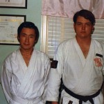 Soryu Karate-Do, First Official Stu, SanAngelo, TX, Wataru Nishioka(Saparo, JP)& Caldwell Jan75