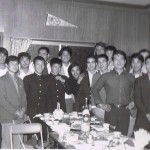 Soryukan party Mar 73, Fujusawa, Haas (L) Caldwell (RCBack), Yamamoto, Ishimatsu (FCenR), Fitzsimmons(RBack)