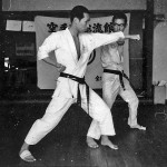 Soryukan, Sasebo, Jp, Michio Koyasu, #2 Performing Taisabaki Kumite Sukui Uke, 1965