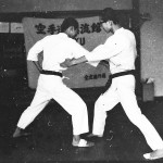 Soryukan, Sasebo, Jp, Michio Koyasu, #21 Performing Taisabaki Kumite Nukite Zuki, 1965